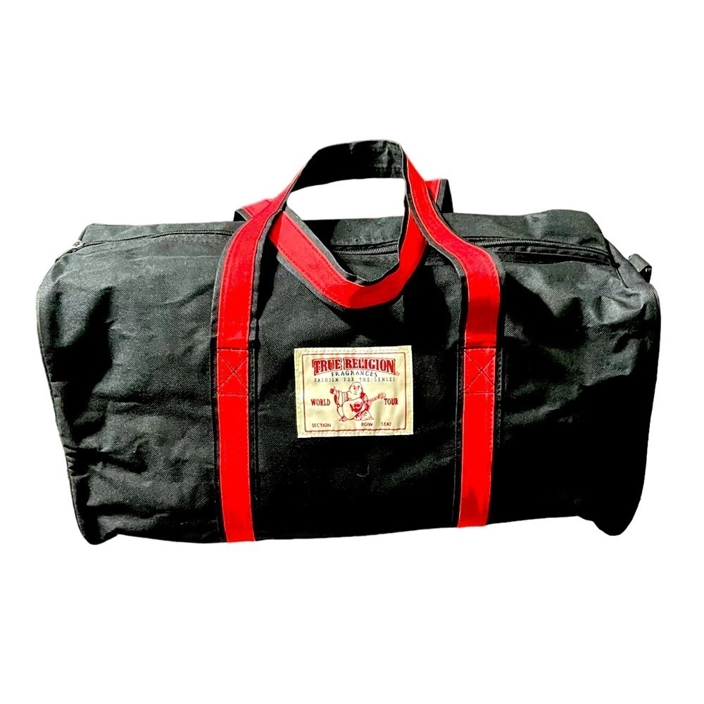 True Religion Duffel Bag Black/Red